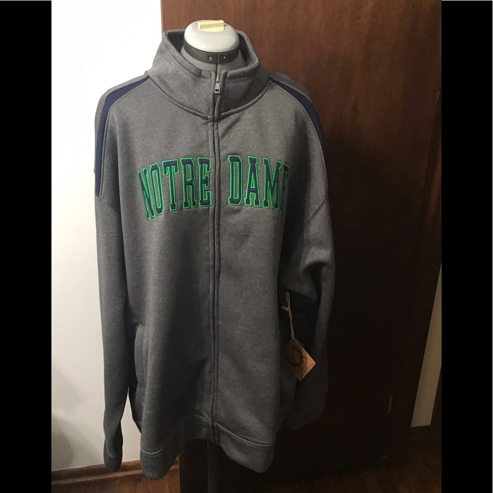 XXL Authentic Notre Dame zip up